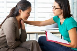 woman representing someone benefiting from counseling in Savannah, GA