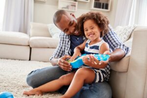 father and daughter representing the positive results of counseling in Savannah, GA